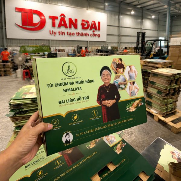 Hộp đựng túi chườm - Quai xách