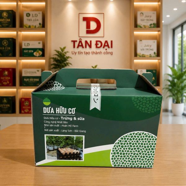 Hộp nông sản hoa quả sạch